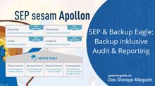 SEP und Backup Eagle: Backup inklusive Audit und Reporting